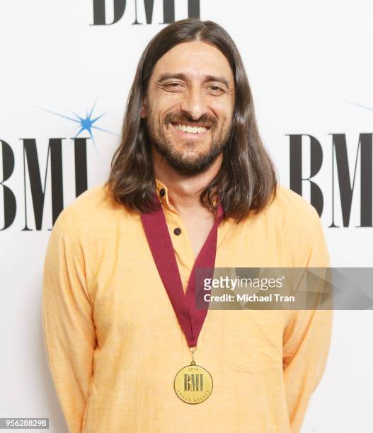 Jeff Bhasker arrives to the 66th Annual BMI Pop Awards held at the Beverly Wilshire Four Seasons Hotel on May 8, 2018 in Beverly Hills, California.