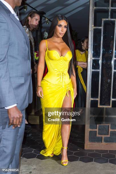 Kim Kardashian is seen in Chinatown on May 8, 2018 in New York City.