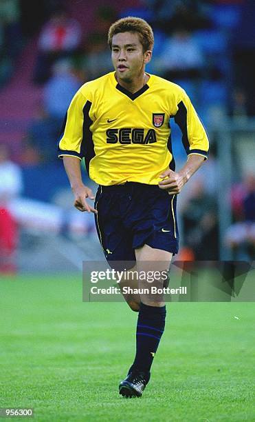 Junichi Inamoto of Arsenal in action during the pre-season friendly match against Kocaelispor played at the Alpenstadion, in Wattens, Austria....