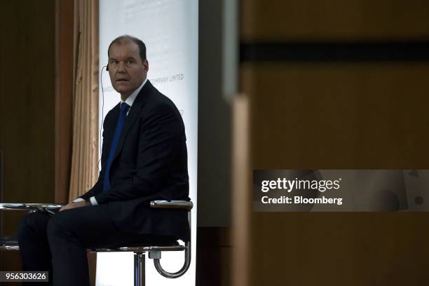 Christophe Weber, president and chief executive officer of Takeda Pharmaceutical Co., attends a news conference in Tokyo, Japan, on Wednesday, May 9,...