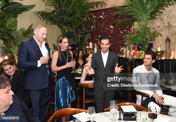 Founder, The Business of Fashion Imran Amed speaks during an intimate dinner hosted by The Business of Fashion to celebrate its latest special print...