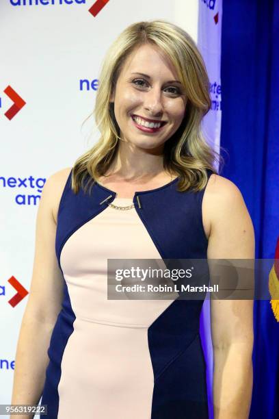 Politician Katie Hill attends the 25th Congressional District Democratic Candidate Debate Presented by NextGen America at The Canyon on May 8, 2018...