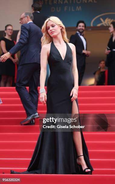 Georgia May Jagger, daughter of Mick Jagger, attends the screening of "Everybody Knows " and the opening gala during the 71st annual Cannes Film...