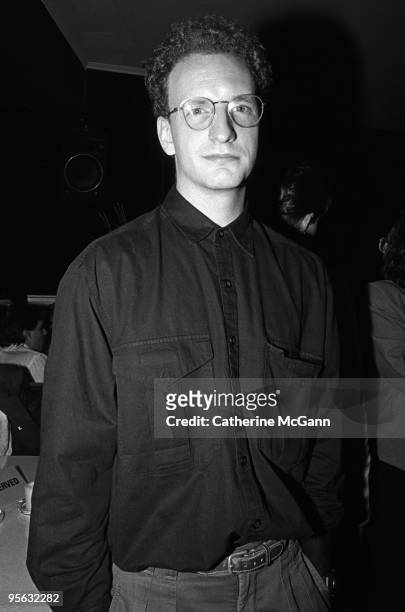 American film maker Stephen Soderbergh poses for a photo at a party for the release of his film "Sex, Lies and Videotape" in 1989 in New York City,...