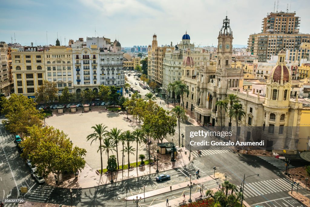 View of Valencia city