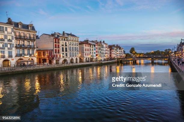 bayonne city in france - bayonne stock pictures, royalty-free photos & images