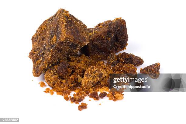 raw brown sugar - brown sugar stock pictures, royalty-free photos & images