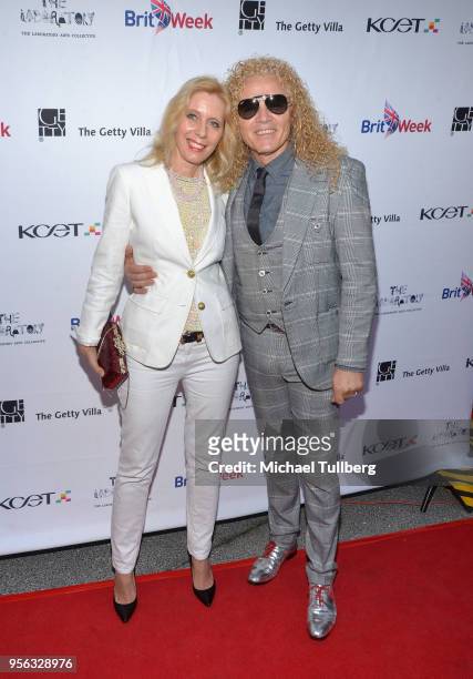 Sandra Cooke and Steve Cooke attend BritWeek at The Getty Villa on May 8, 2018 in Pacific Palisades, California.