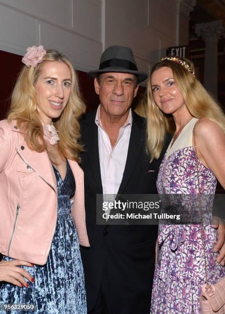 Joanna Garzilli, Robert Davi and Evgenia Lorcy attend BritWeek at The Getty Villa on May 8, 2018 in Pacific Palisades, California.