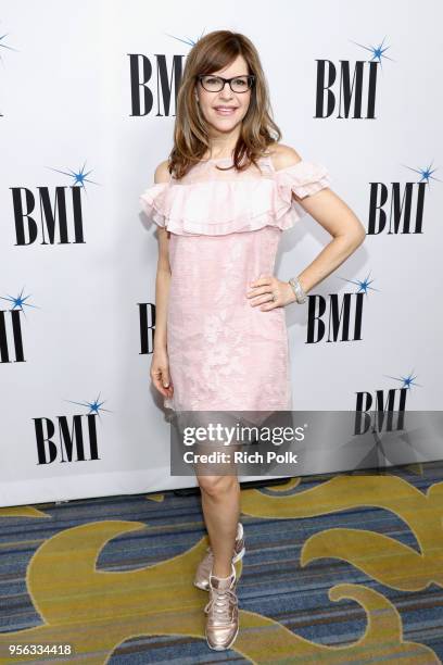 Lisa Loeb attends 66th Annual BMI Pop Awards at Regent Beverly Wilshire Hotel on May 8, 2018 in Beverly Hills, California.