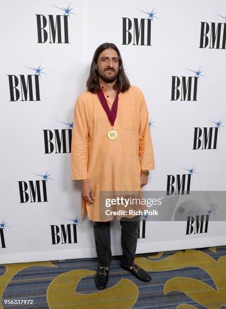 Jeff Bhasker attends 66th Annual BMI Pop Awards at Regent Beverly Wilshire Hotel on May 8, 2018 in Beverly Hills, California.