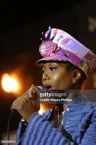 Singer/songwriter Priscilla Renea performs at the 'She Rocks" Showcase Presented by the Women's International Music Network during The 2018 ASCAP "I...