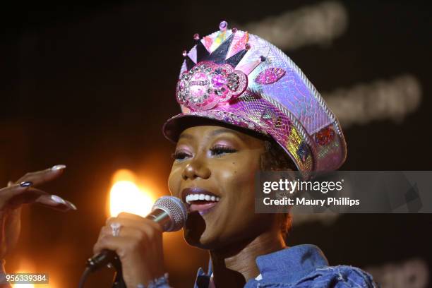 Singer/songwriter Priscilla Renea performs at the 'She Rocks" Showcase Presented by the Women's International Music Network during The 2018 ASCAP "I...