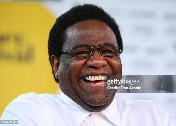 Singer Al Green smiles at the Festival First Night photo call at The Famous Spiegeltent on January 8, 2010 in Sydney, Australia.