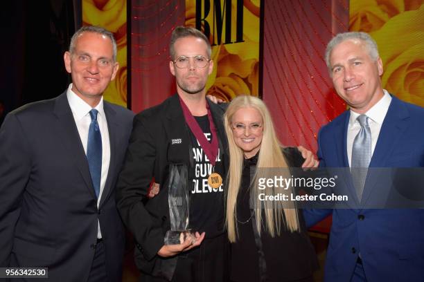 President & CEO Mike O'Neill, Justin Tranter, BMI Vice President of Worldwide Creative and Advisor to the EVP of Creative & Licensing Barbara Cane,...