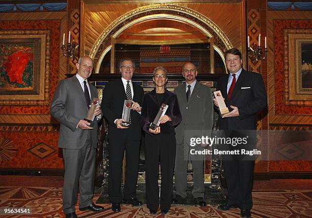 Jonathan Tisch, CEO of Loews Hotels, George Fertitta, CEO of NYC & Company, Liz Neumark, CEO of Great Performances, Anthony Napoli, founder of Briggs...