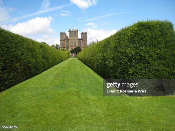 hardwick hall, derbyshire, england - chesterfield foto e immagini stock