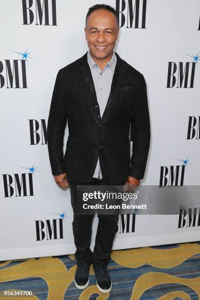 Producer/Songwriter Ray Parker Jr. Attends the 66th Annual BMI Pop Awards - Arrivals at the Beverly Wilshire Four Seasons Hotel on May 8, 2018 in...