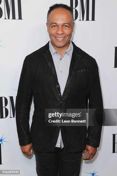 Producer/Songwriter Ray Parker Jr. Attends the 66th Annual BMI Pop Awards - Arrivals at the Beverly Wilshire Four Seasons Hotel on May 8, 2018 in...