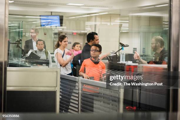 Guillermo Mendoza and his family were taken to a secondary screening upon arrival at Dulles International Airport on February 20, 2018 by U.S....