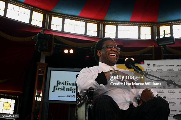 American soul singer Al Green attends a press conference at The Famous Spiegeltent on January 8, 2010 in Sydney, Australia.