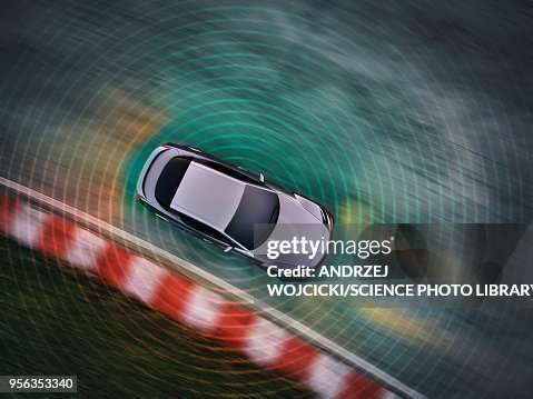 Autonomous Driving Car Illustration High-Res Vector Graphic - Getty Images