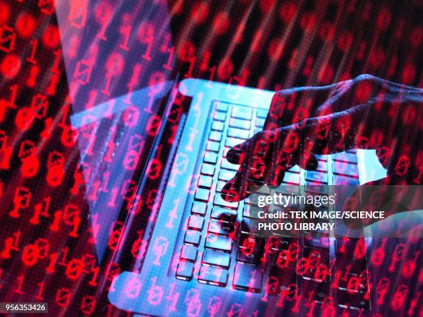 cyber attack, conceptual image - computer attack stock pictures, royalty-free photos & images