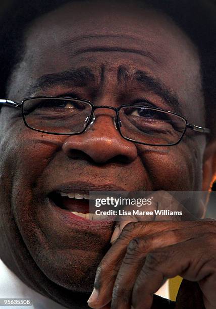 American soul singer Al Green attends a press conference at The Famous Spiegeltent on January 8, 2010 in Sydney, Australia.