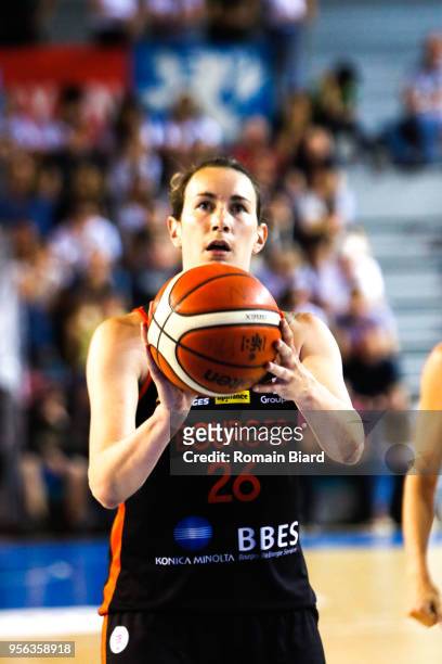 Godin Elodie of Bourges during the Women's League, Semi Final Second Leg match between Lyon Asvel Feminin and Tango Bourges on May 8, 2018 in Lyon,...