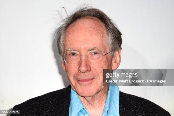 Ian McEwan attending a special screening of On Chesil Beach at the Curzon Mayfair, London. PRESS ASSOCIATION Photo. Picture date: Tuesday May 8th,...