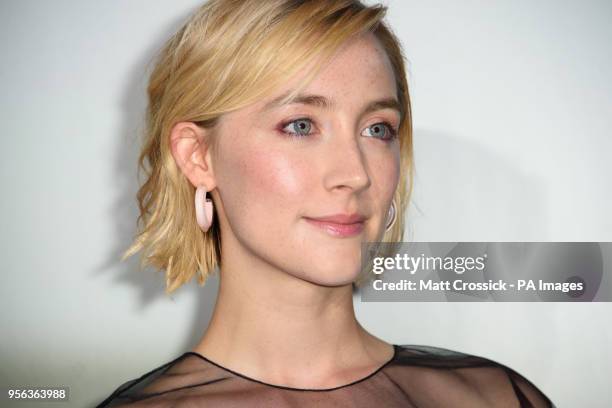 Saoirse Ronan attending a special screening of On Chesil Beach at the Curzon Mayfair, London. PRESS ASSOCIATION Photo. Picture date: Tuesday May 8th,...