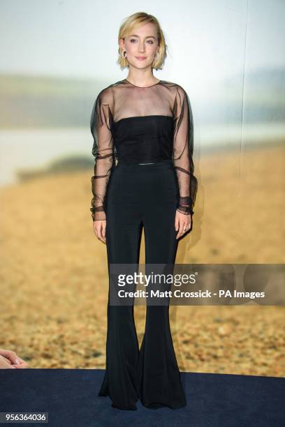 Saoirse Ronan attending a special screening of On Chesil Beach at the Curzon Mayfair, London. PRESS ASSOCIATION Photo. Picture date: Tuesday May 8th,...