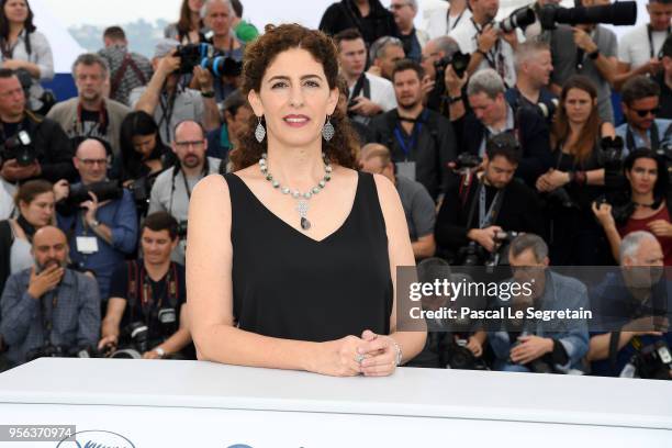 Un Certain Regard jury member Annemarie Jacir attends the Jury Un Certain Regard photocall during the 71st annual Cannes Film Festival at Palais des...