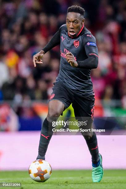 Danny Welbeck of Arsenal FC in action during the UEFA Europa League 2017-18 semi-finals match between Atletico de Madrid and Arsenal FC at Wanda...