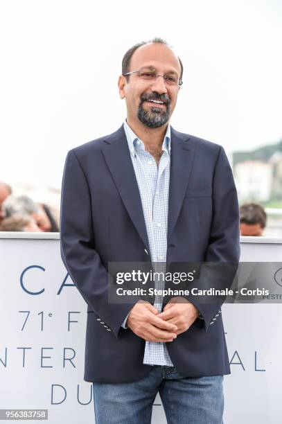 Asghar Farhadi attends the photocall for "Everybody Knows " during the 71st annual Cannes Film Festival at Palais des Festivals on May 9, 2018 in...