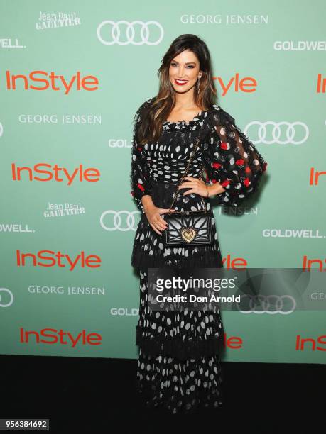 Delta Goodrem arrives ahead of the Women of Style Awards at Museum of Contemporary Art on May 9, 2018 in Sydney, Australia.