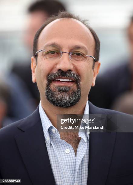 Asghar Farhadi attends the photocall for "Everybody Knows " during the 71st annual Cannes Film Festival at Palais des Festivals on May 9, 2018 in...