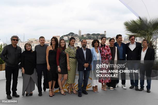 Argentinian actor Ricardo Darin, Iranian film editor Hayedeh Safiyari, French producer Alexandre Mallet-Guy, Spanish actress Penelope Cruz, Spanish...