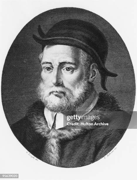 Italian physician, botanist and philosopher Andrea Cesalpino , circa 1580.