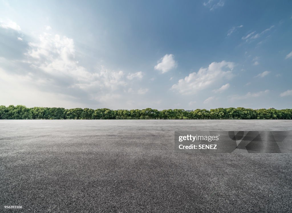 Empty Parking Lot