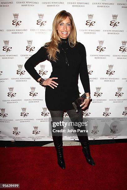 Lili Estefan attends a book release for Emilio Estefan's "The Rhythm of Success" at Eden Roc Renaissance Miami Beach on January 7, 2010 in Miami...