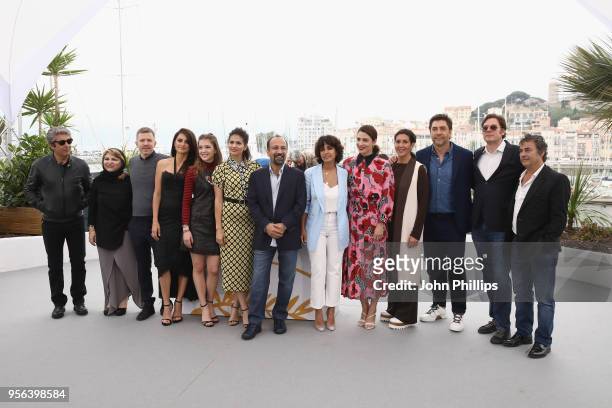 Actor Ricardo Darin, Guests, actress Penelope Cruz, wearing jewels by Atelier Swarovski Fine Jewelry, Carla Campra, Sara Salamo, director Asghar...