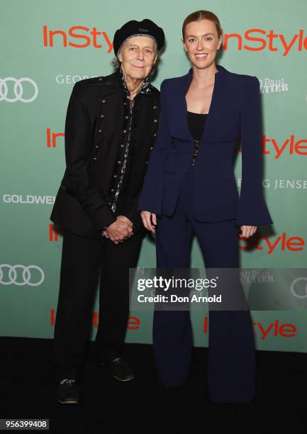 Barry Otto and Gracie Otto arrive ahead of the Women of Style Awards at Museum of Contemporary Art on May 9, 2018 in Sydney, Australia.