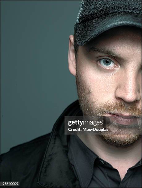 Guitarist Jonny Buckland of rock band Coldplay poses for a portrait shoot in Milano on April 12, 2005.