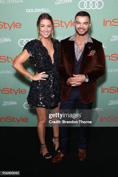 Jules Sebastian and Guy Sebastian attends the Women of Style Awards on May 9, 2018 in Sydney, Australia.