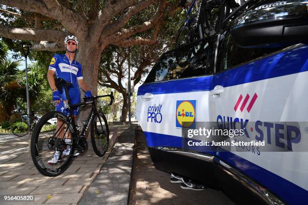 Start / Fabio Sabatini of Italy and Team Quick-Step Floors / Car / during the 101th Tour of Italy 2018, Stage 5 a 153km stage from Agrigento to Santa...