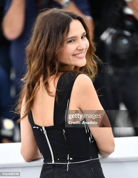 Un Certain Regard jury member French actress Virginie Ledoyen poses during a photocall at the 71st Cannes Film Festival in Cannes, France on May 9,...