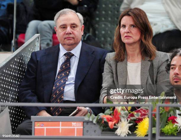 Fernando Martinez de Irujo during day three of the Mutua Madrid Open tennis tournament at the Caja Magica on May 8, 2018 in Madrid, Spain.