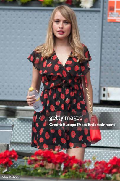 Actress Esmeralda Moya during day three of the Mutua Madrid Open tennis tournament at the Caja Magica on May 8, 2018 in Madrid, Spain.