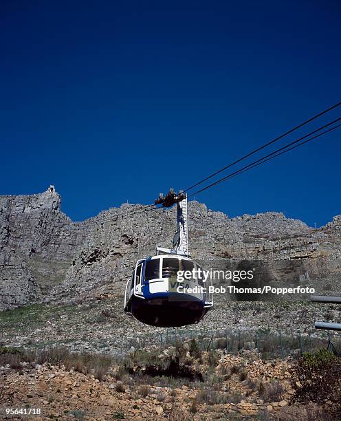 The Table Mountain cable car in Cape Town, South Africa, June 2006.
